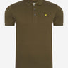 Lyle & Scott Polo's Plain polo shirt - olive