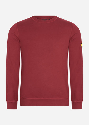 Barbour International Truien Badge sweat - wine