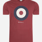 Ben Sherman T-shirts  Signature target tee - claret 