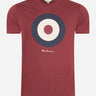 Ben Sherman T-shirts Signature target tee - claret
