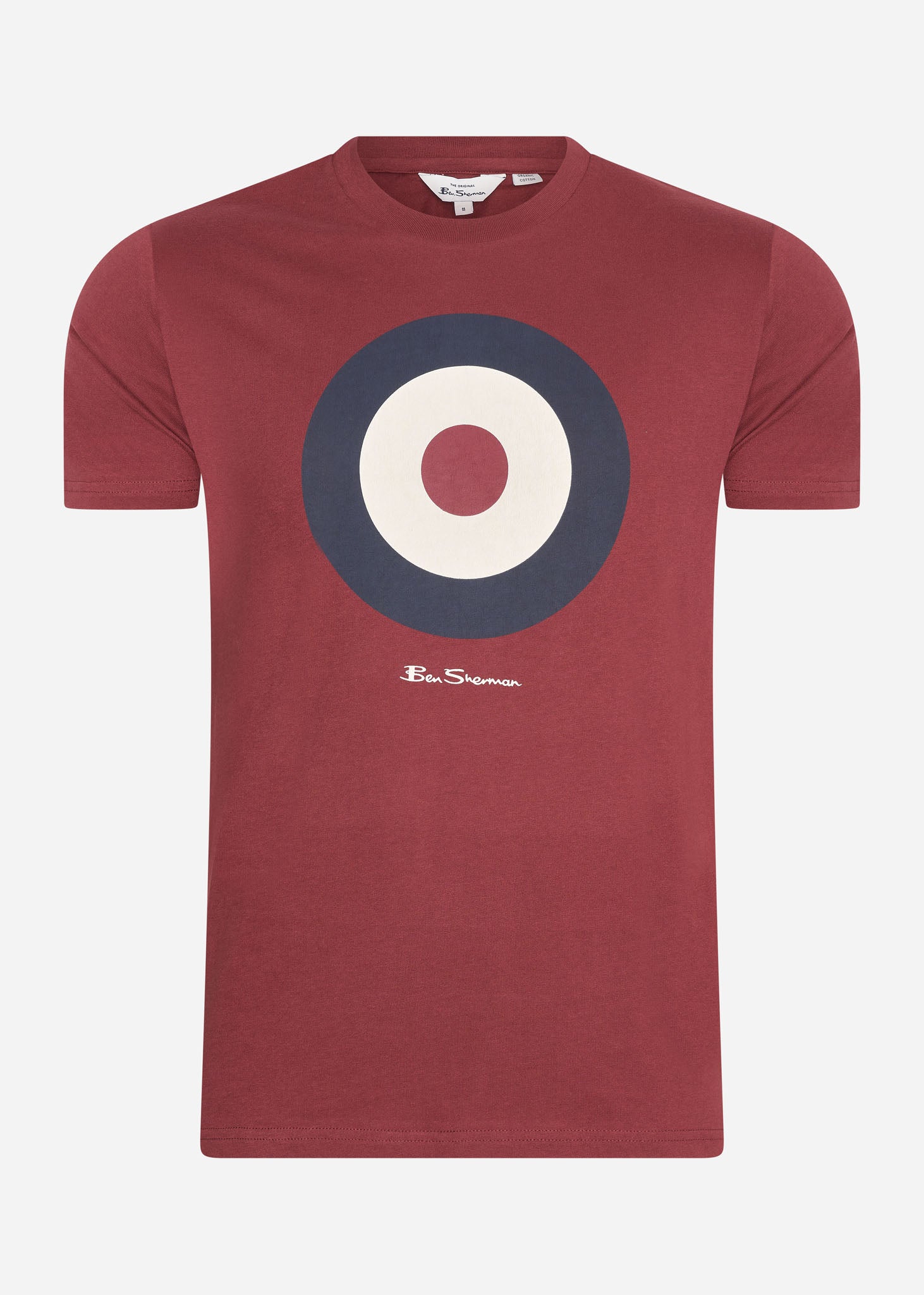 Ben Sherman T-shirts  Signature target tee - claret 