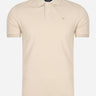 Hackett London Polo's Cotton pique polo shirt - silver lining