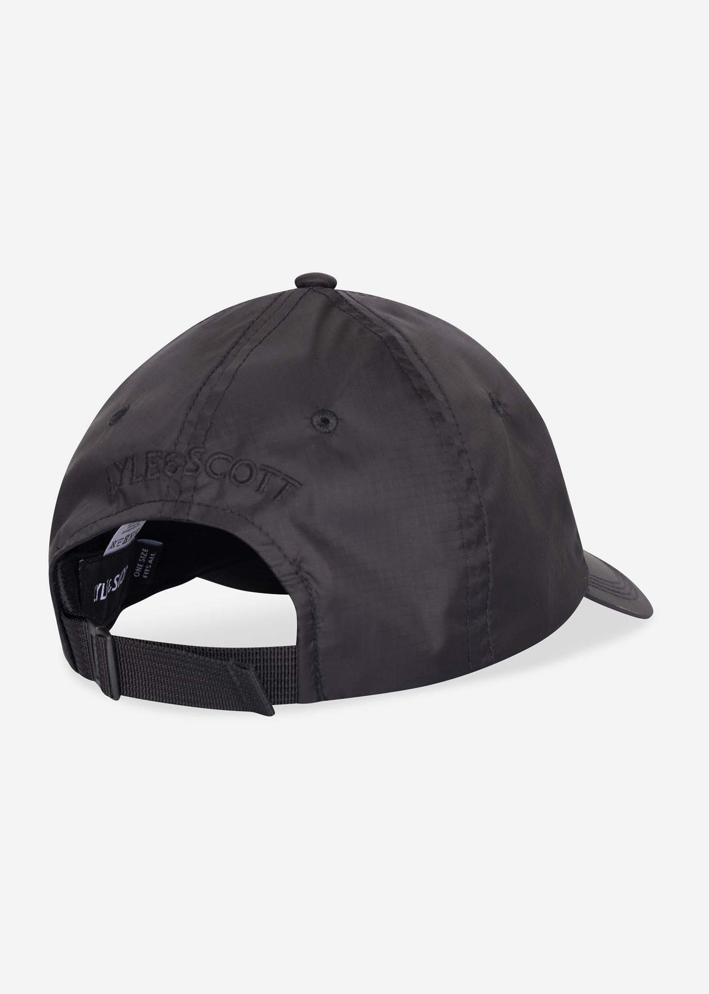 lyle and scott ripstop cap true black