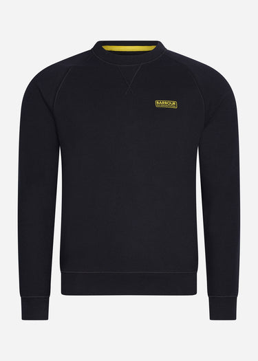 Barbour International Truien  Essential crew neck sweat - black