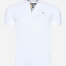 Barbour Polo's Tartan pique polo shirt - white dress