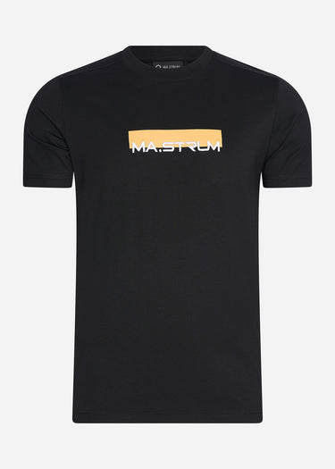 MA.Strum T-shirts MA.Strum block print tee - jet black