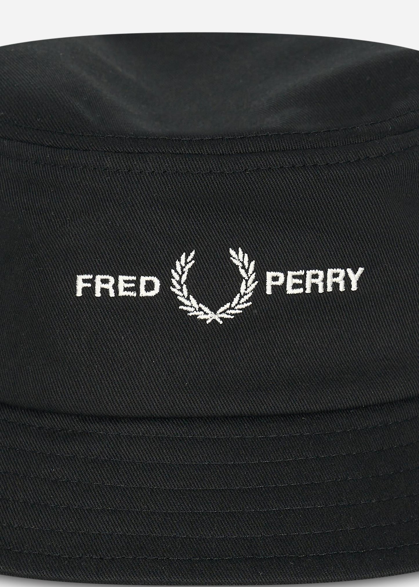 fred perry bucket hat zwart