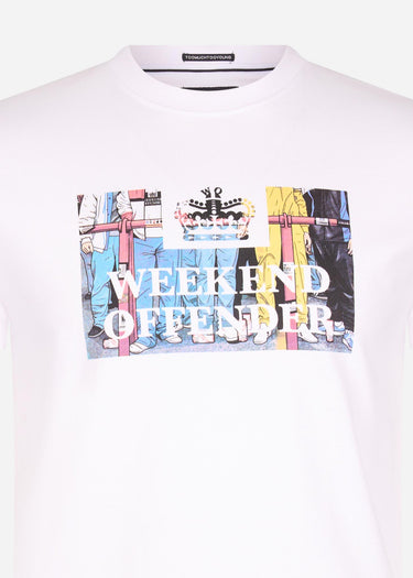 Weekend Offender T-shirts Bissel - white