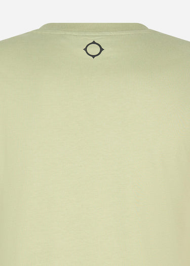 MA.Strum T-shirts  Half body print tee - tea