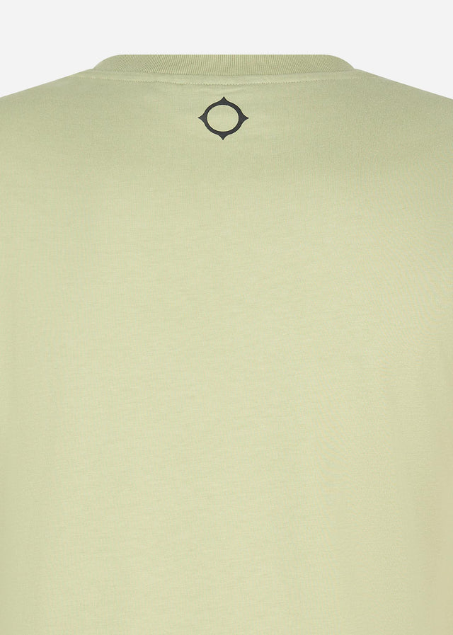 MA.Strum T-shirts Half body print tee - tea