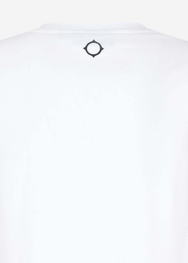 MA.Strum T-shirts MA.Strum block print tee - optic white