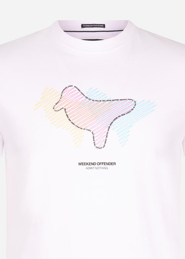 Weekend Offender T-shirts Gabe - white