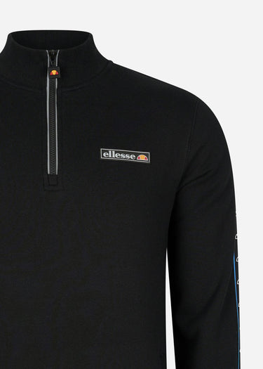 Ellesse Truien Chimenco half zip track top - black