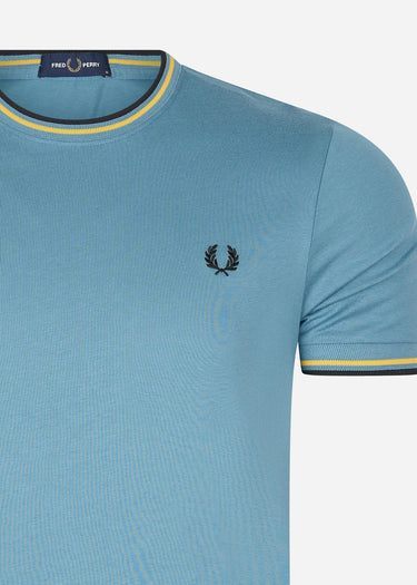 Fred Perry T-shirts Twin tipped t-shirt - ash blue