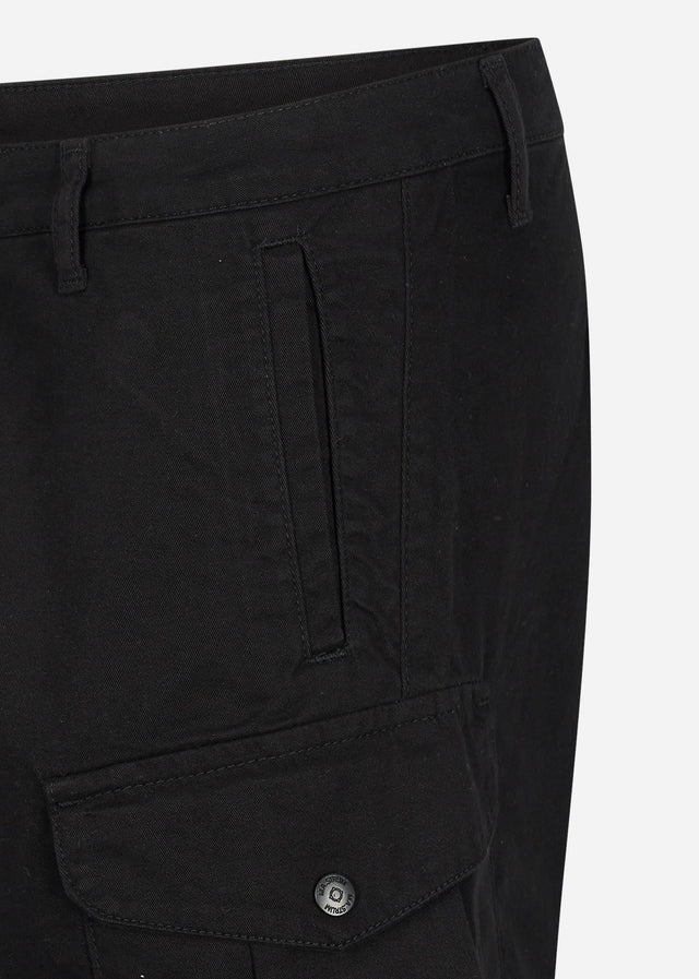 MA.Strum Korte Broeken Cargo short - jet black