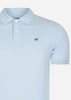 Hackett London Polo's Cotton pique polo shirt - oxford blue