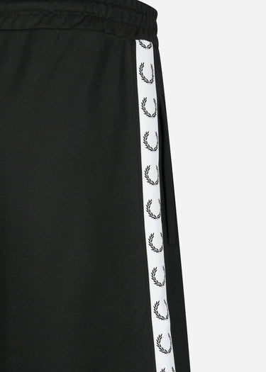 Fred Perry Korte Broeken Taped tricot short - black