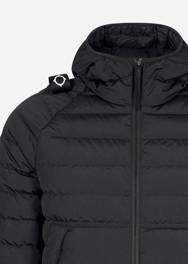 MA.Strum Jassen Hooded down jacket - jet black