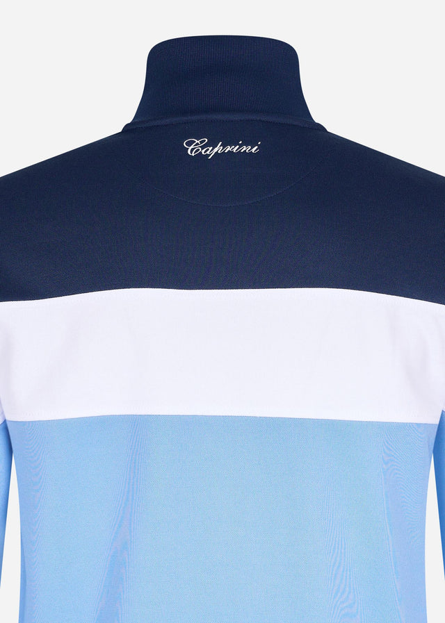 Ellesse Cardigans Caprini track top - navy light blue white