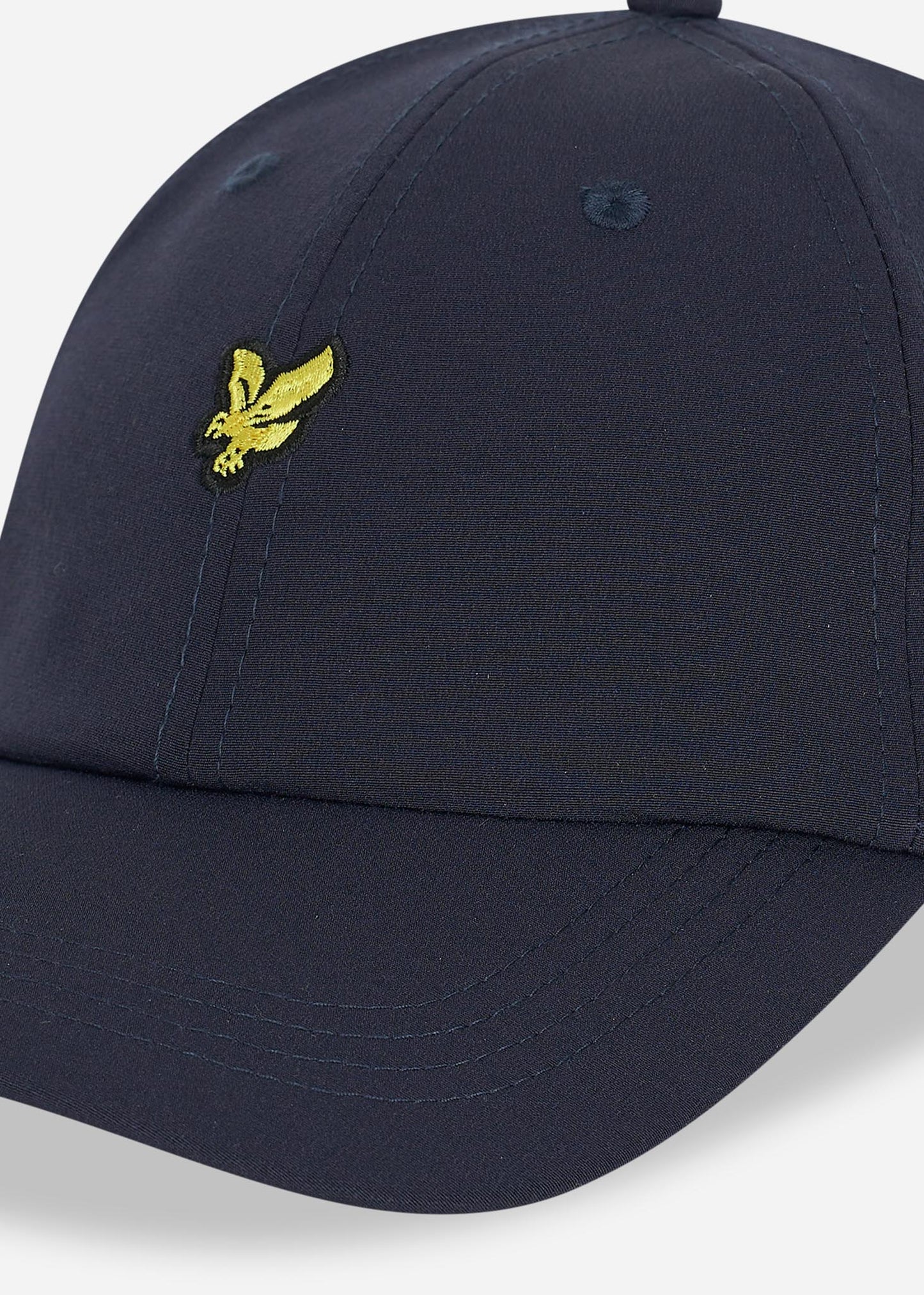 Seersucker baseball cap - dark navy