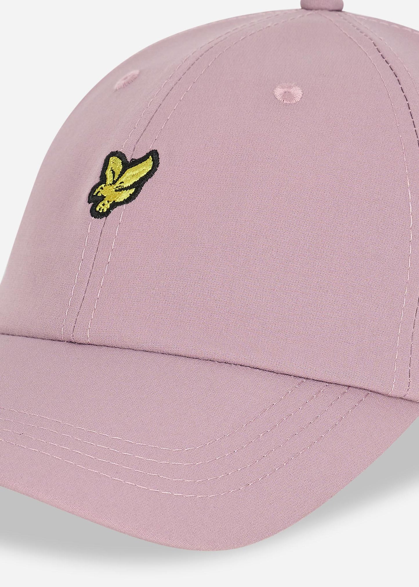 Seersucker baseball cap - hutton pink