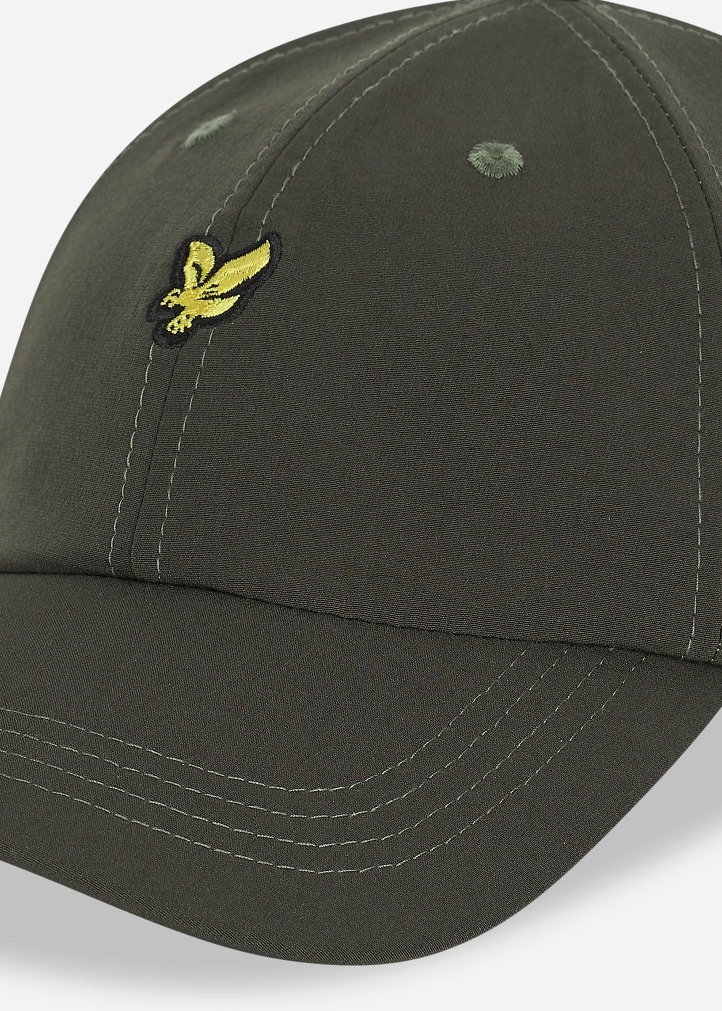 Lyle & Scott Petten Seersucker baseball cap - seaweed