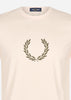 Fred Perry T-shirts Laurel wreath graphic t-shirt - silky peach