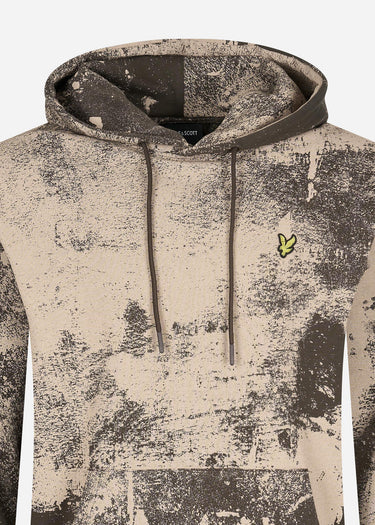 Lyle & Scott Hoodies  Erosion print hoodie - cove
