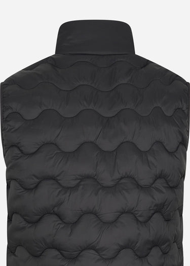 Lyle & Scott Bodywarmers Crest quilted gilet - jet black