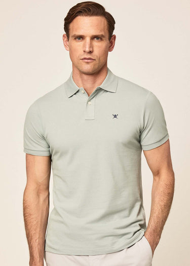 Hackett London Polo's Cotton pique polo shirt - duck egg