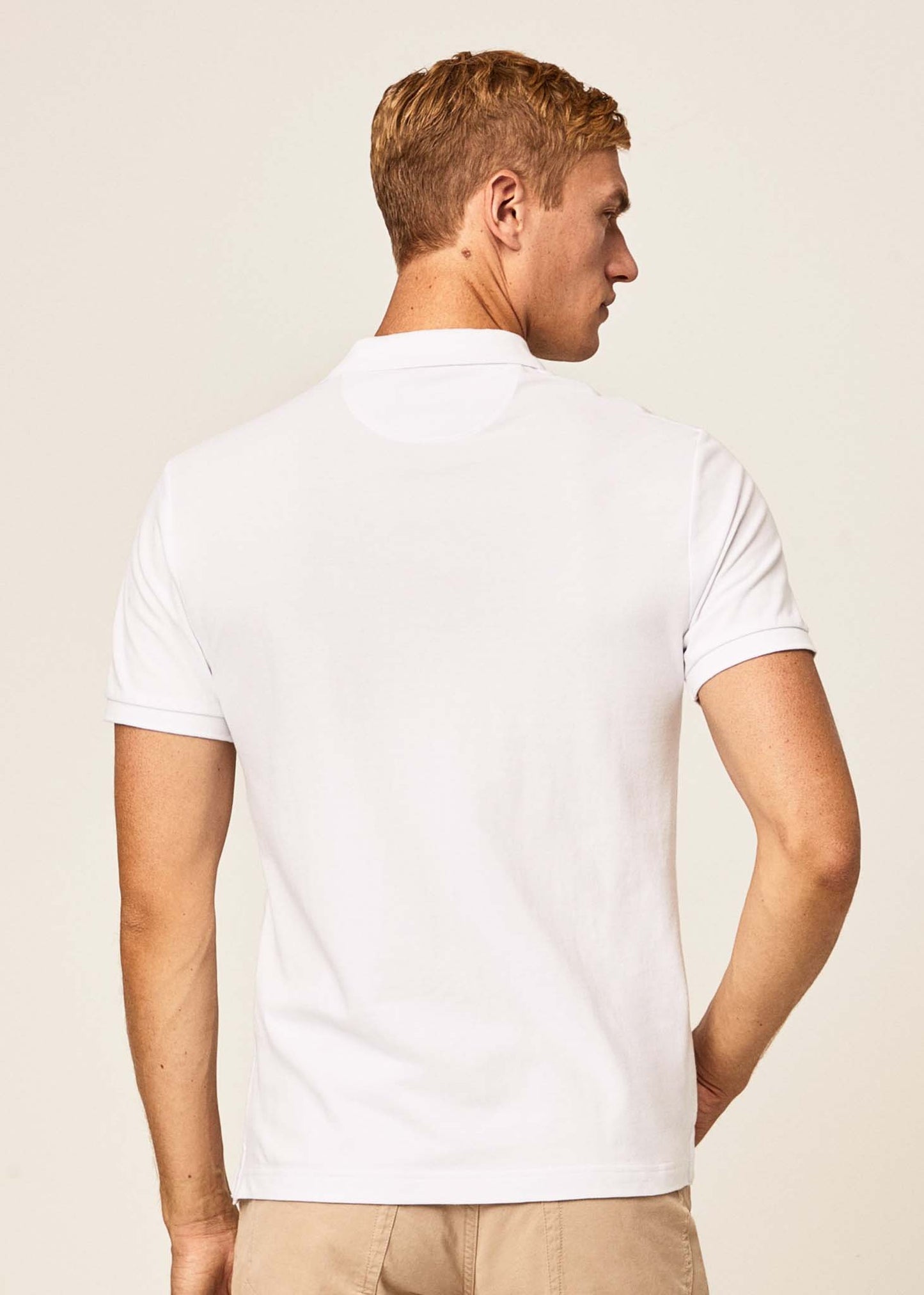 Hackett London Polo's Cotton pique polo shirt - optic white