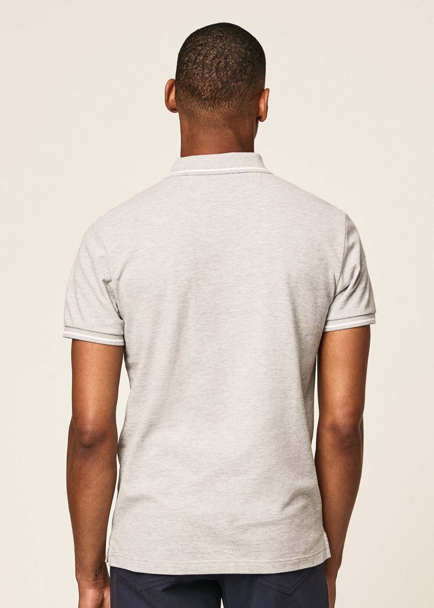 Hackett London Polo's Heritage logo polo - grey marl