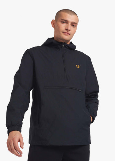 Fred Perry Jassen  Half zip hooded cagoule - navy