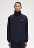 Fred Perry Jassen Patch pocket zip through jacket - navy