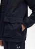 Fred Perry Jassen Patch pocket zip through jacket - navy