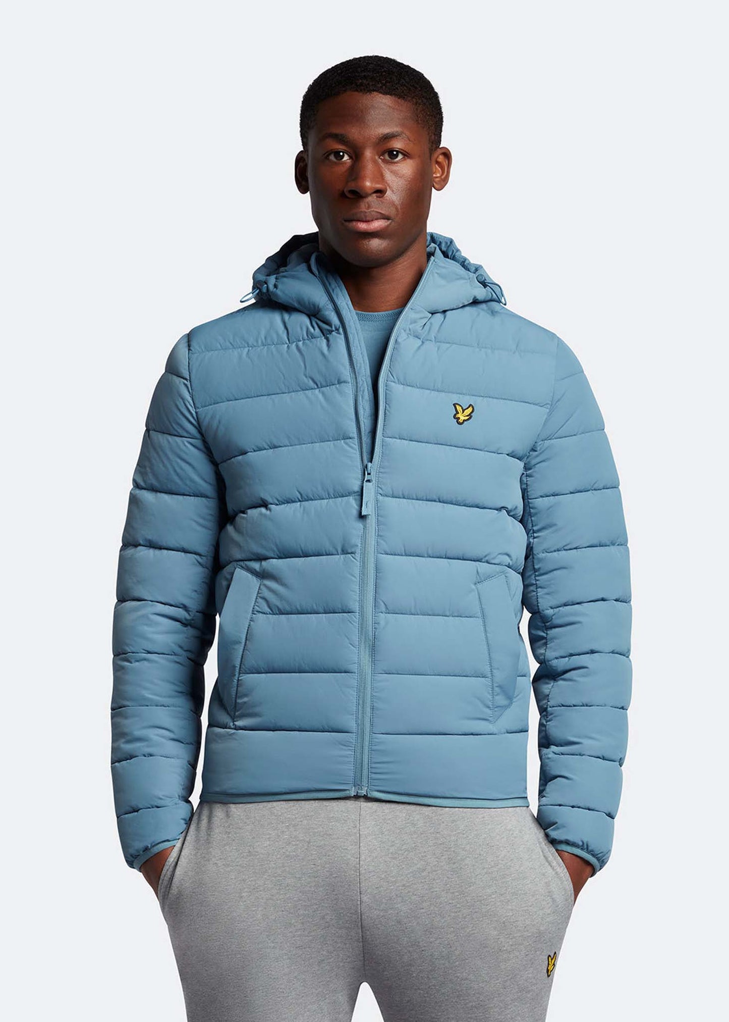 Lyle & Scott Jassen Lightweight puffer jacket - skipton blue