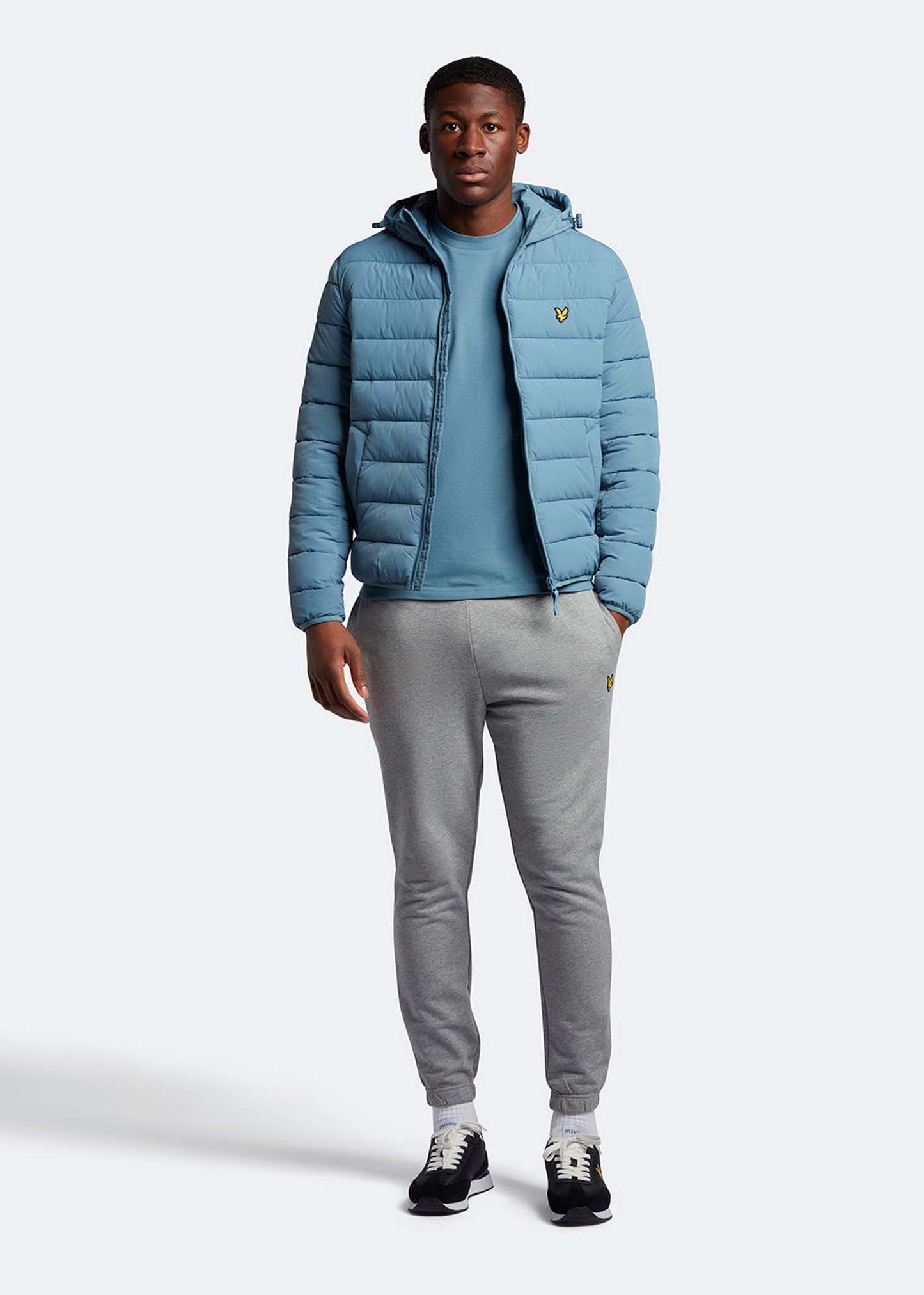 Lyle & Scott Jassen Lightweight puffer jacket - skipton blue