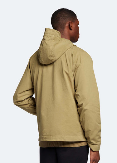 Lyle & Scott Jassen  Garment dyed zip through jacket - seaweed