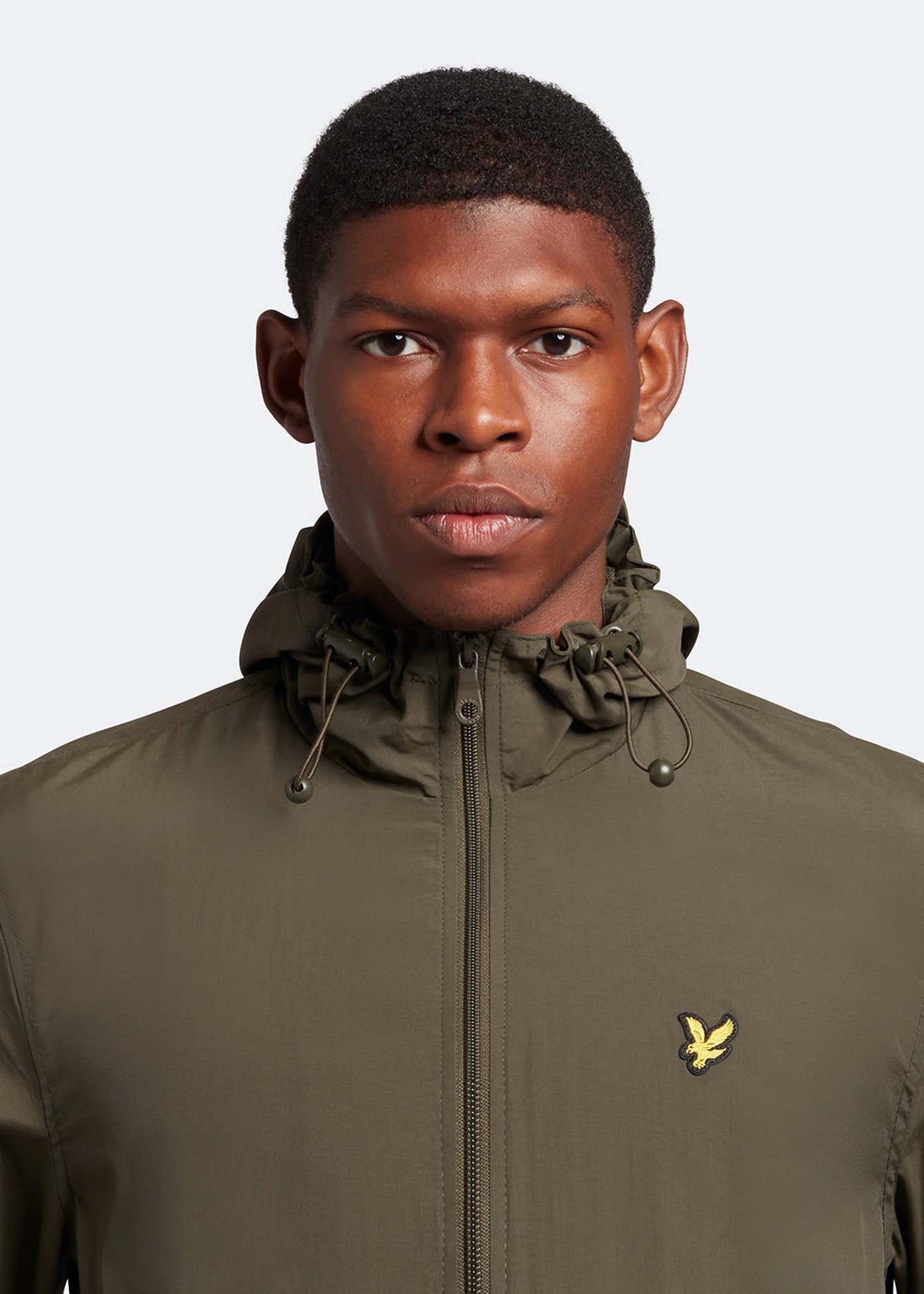 Lyle & Scott Jassen Zip through hooded jacket - olive