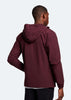 Lyle & Scott Jassen Zip through hooded jacket - burgundy