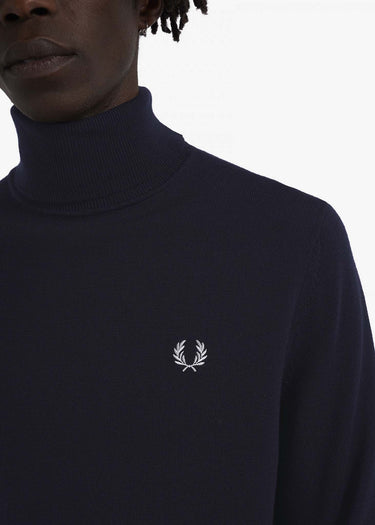 Fred Perry Truien  Roll neck jumper - navy