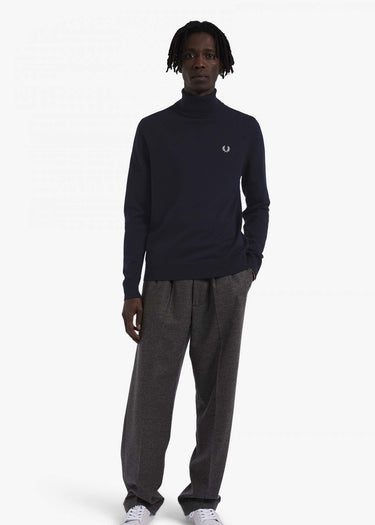 Fred Perry Truien  Roll neck jumper - navy