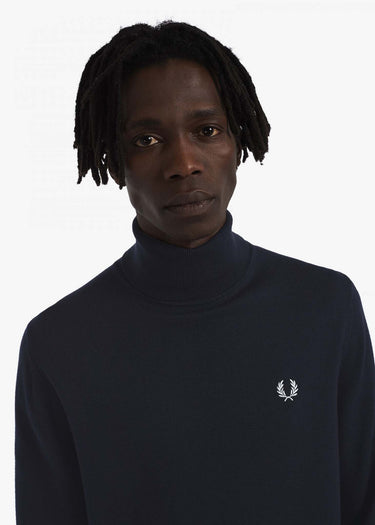 Fred Perry Truien  Roll neck jumper - navy