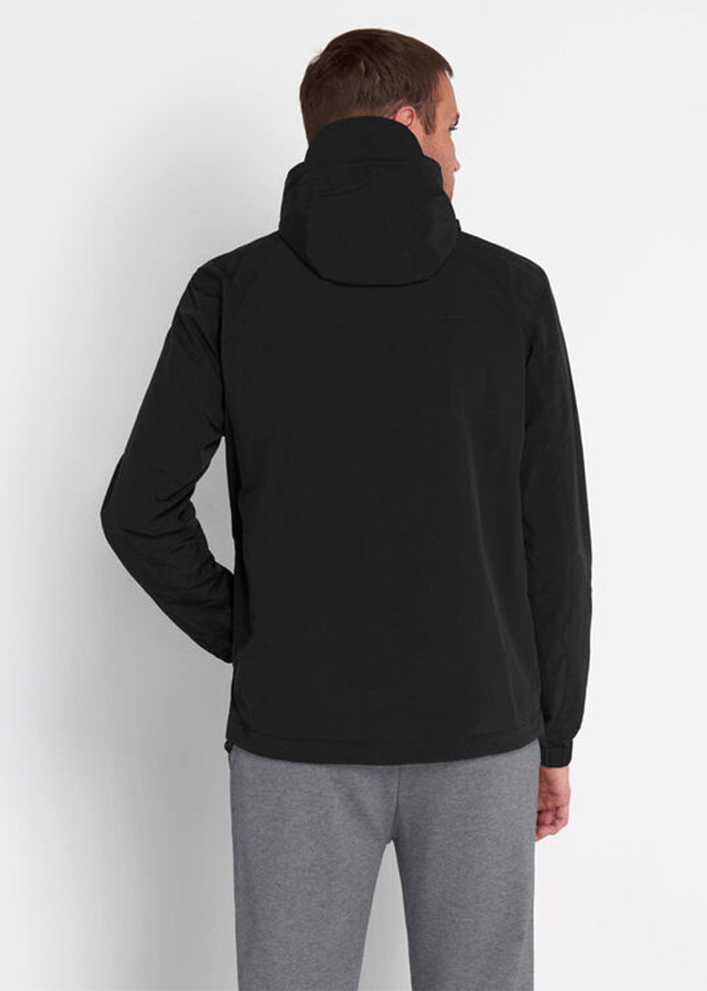 Lyle and Scott hooded pocket jacket jet black