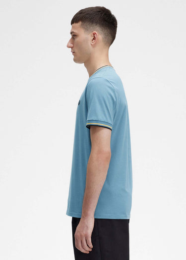 Fred Perry T-shirts Twin tipped t-shirt - ash blue