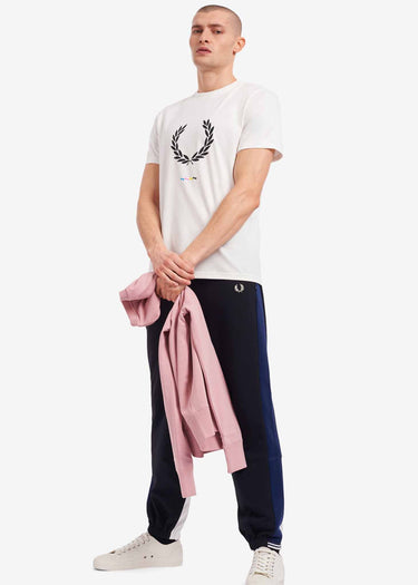 Fred Perry T-shirts Print registration t-shirt - snow white