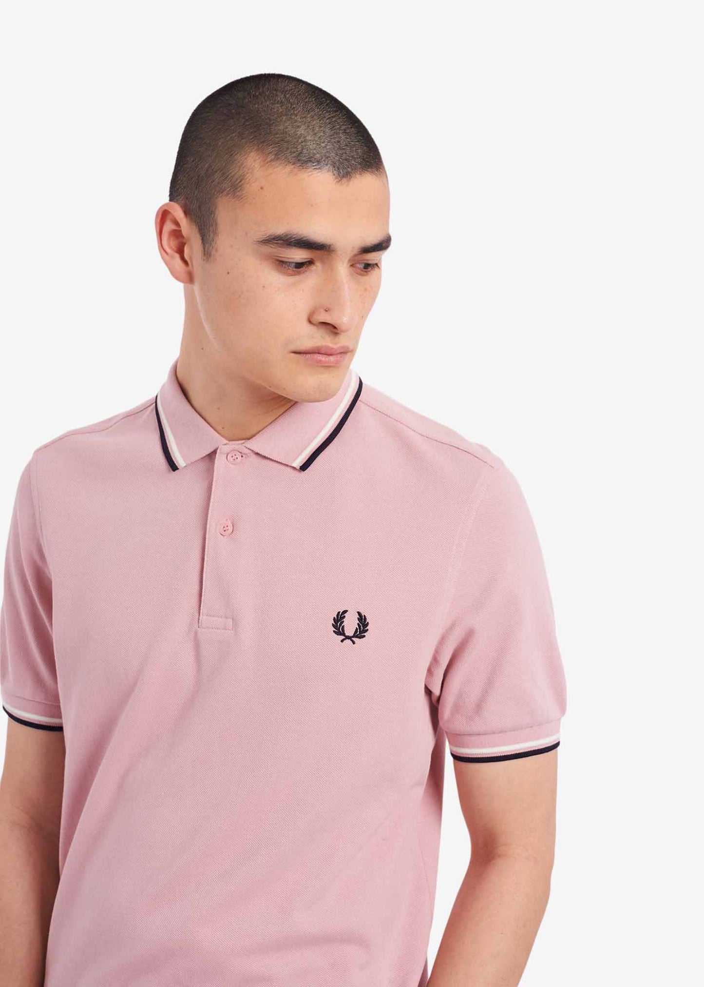 Fred Perry Polo's  Twin tipped fred perry shirt - chalky pink 