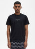 Fred Perry T-shirts Embroidered t-shirt - black