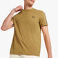 Fred Perry T-shirts  Taped ringer t-shirt - desert 