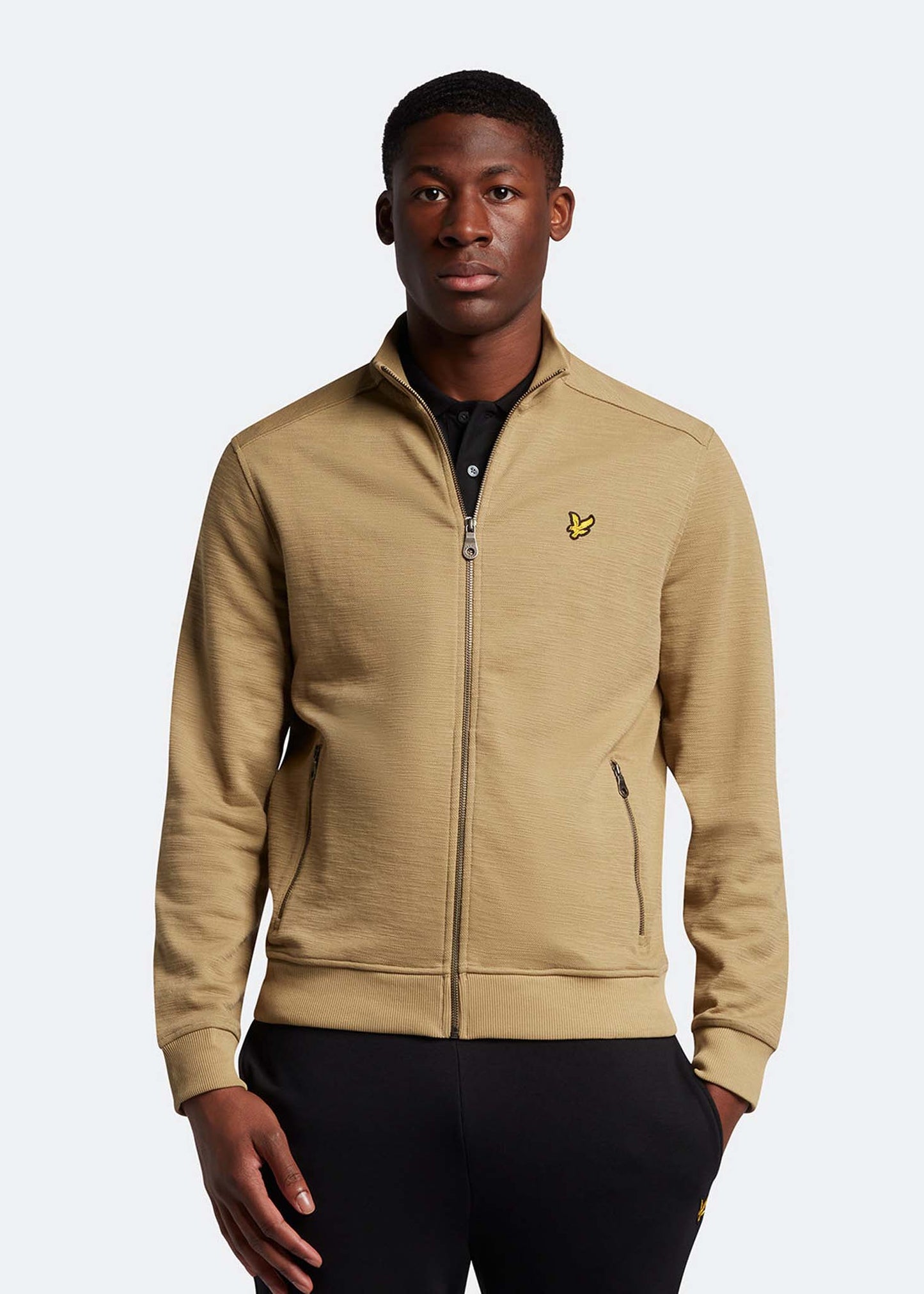 Lyle & Scott Vesten Slub track top - seaweed